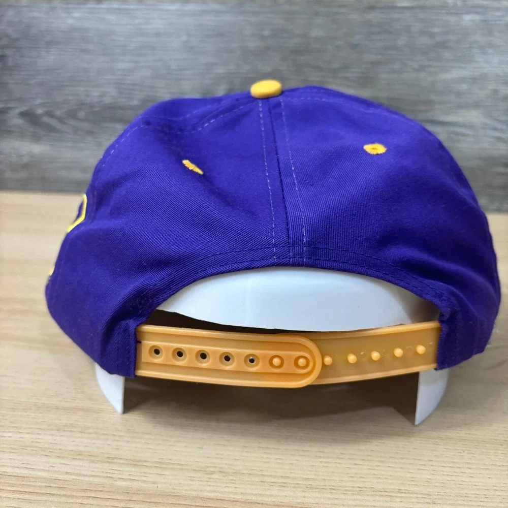 Vintage Minnesota Vikings Hat Cap Snapback Embroidered‎ Wrap Around Drew Pearson